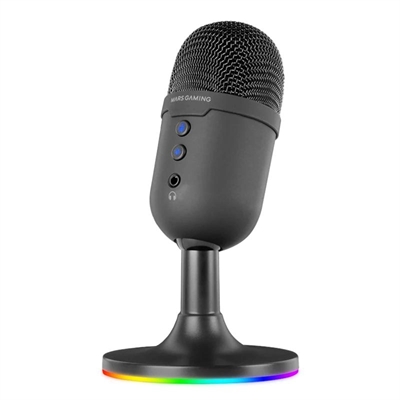 [MAUMIC0079] MARS GAMING MICRÓFONO DE ESTUDIO ARGB, SILENCIAR