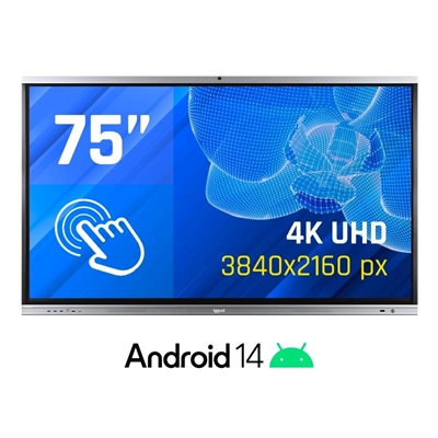 [MPRPIZ0105] iggual Pantalla interactiva 4K ORCHID 75" Webcam