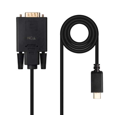 [APTAPC1187] Nanocable Cable Conversor USB-C/M a VGA/M 1,8 M