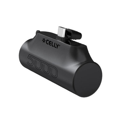 [AATBPT0353] Celly Powerbank Compacta Usb-C 5000 mAh Negra