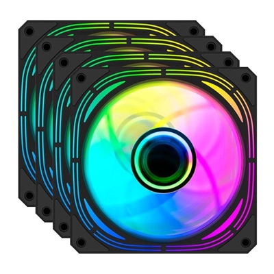 [IMIVEN0547] Coolbox KIT 4 Vent.12cm ARGB Infinity Pro