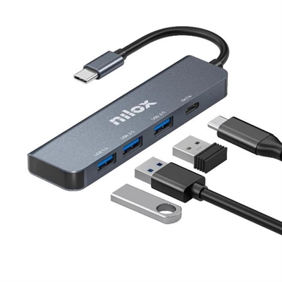 [AAOAUS0252] Nilox Hub USB C 3XUSB 3.0 1XUSBC