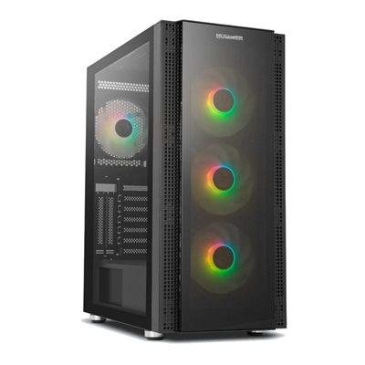 [ICACSM0849] NOX Semitorre Hummer AERO ARGB Negr x4 Vent. 140mm