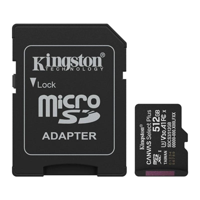 [MTMSDM0323] Kingston SDCS3/512GB microSDXC Gen3 150MB/s A1