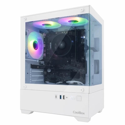 [ICACMM0340] Coolbox Caja Gaming MATX GM200 V.Lite ARGB S.FTE B
