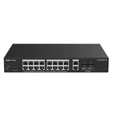 [NSWSAR0463] Reyee ES220GS-LP Switch 18xGbE (16 PoE) 130W 2xSFP