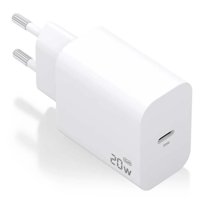 [AATCAT0499] Aisens Cargador GaN 20W 1xUSB-C PD3.0 Blanco