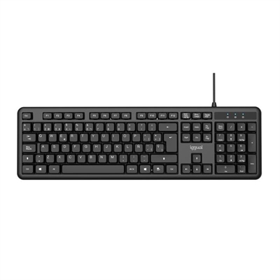 [FTRTUS0590] iggual Teclado USB estándar CK-OFFICE-105T negro
