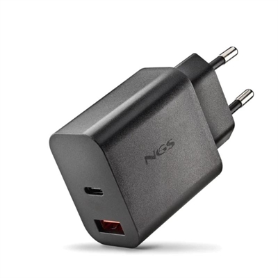 [AAOACR0303] NGS CARGADOR GAN ULTRARAPIDO 30W USB-C+ USB-A
