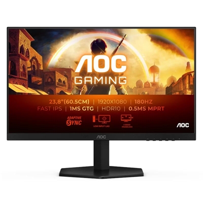 [FMOMLE1122] AOC 24G42E Monitor 23.8"IPS FHD 180hz 1ms HDMI DP