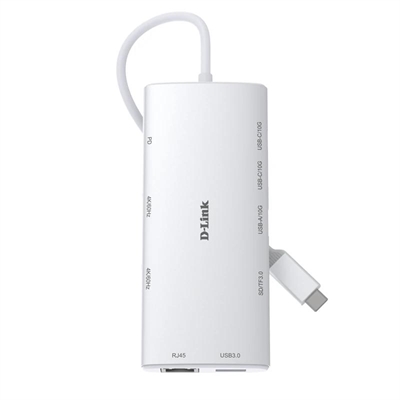 [NADACA0295] D-Link DUP-A01 Hub USB-C 10 en 1 2xHDMI