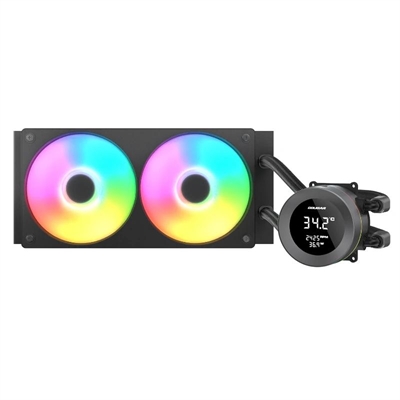 [IMIVEN0580] Cougar Ref. Liquid.Poseidon Vistek ARGB 240 Black