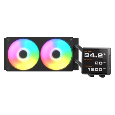 [IMIVEN0584] Cougar Ref. Liq Poseidon Vistek Pro ARGB 240 Black