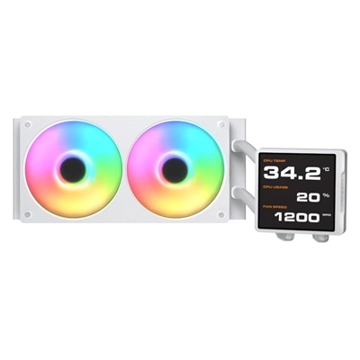 [IMIVEN0585] Cougar Ref. Liq Poseidon Vistek Pro ARGB 240 White