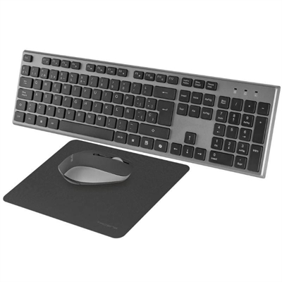 [FTRCTR0258] Tacens 3EN1 Teclado+Ratón+Alfom Inalámbrico Negro