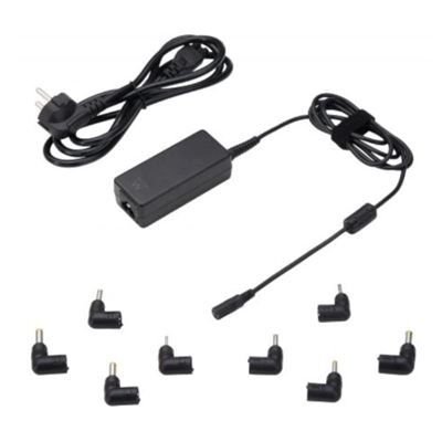 [AAOACR0305] EWENT Cargador Autom Univer. Notebook 45W 8 Puntas