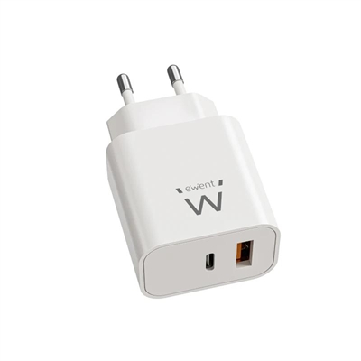 [AATCAT0522] EWENT EW1318 Cargador rápido USB-C PD 20W USB-A QC