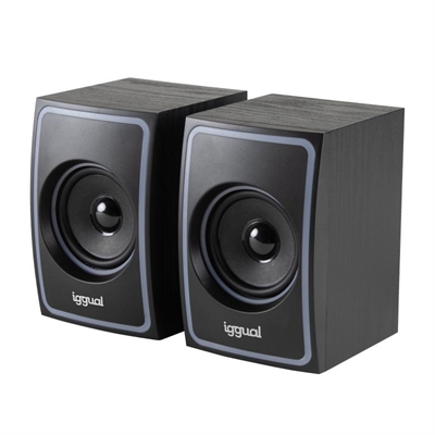 [MAUA200246] iggual Altavoces 2.0 10W mini-jack + USB Bluetooth