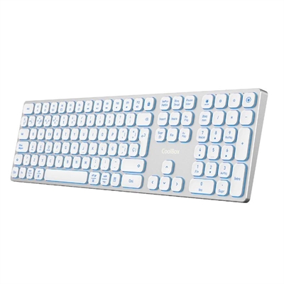[FTRTEI0047] Coolbox Teclado Inal.Retroil. MOONLIGHT B431 Blanc