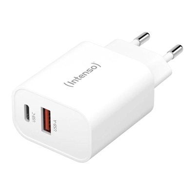 [AATCAT0524] Intenso | Cargador pared W30AC|USB-A y C Negro