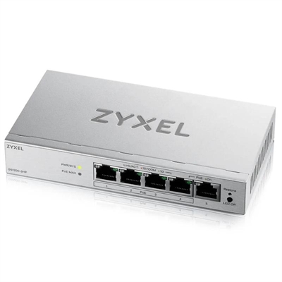 [NSWSSO0404] ZyXEL GS1200-5HPv3 Switch 5xGb (4xPoE+) 68W
