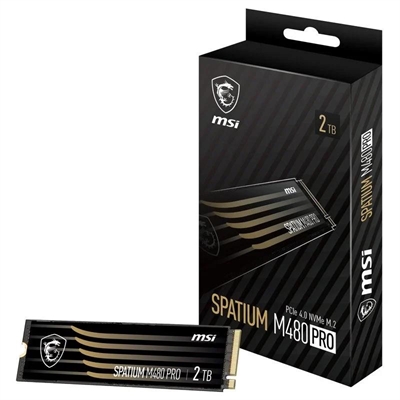 [IAIDSO0960] MSI SSD Spatium M480 Pro 2Tb PCIe 4.0 NVMe 7400Mbs