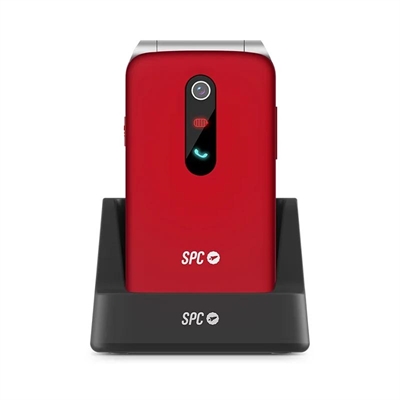 [NTETMM0078] SPC 2339N Movil Stella 3 4G BT FM + Dock Rojo