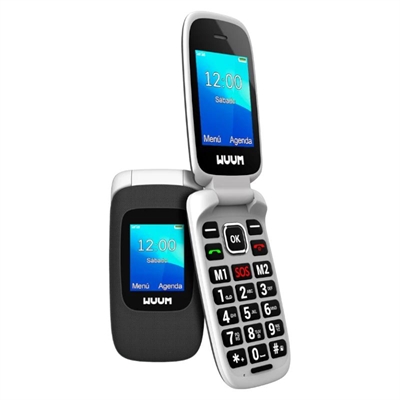 [NTETMM0083] WUUM by SPC 2335T Movil Básico 2.4" FM Titanio