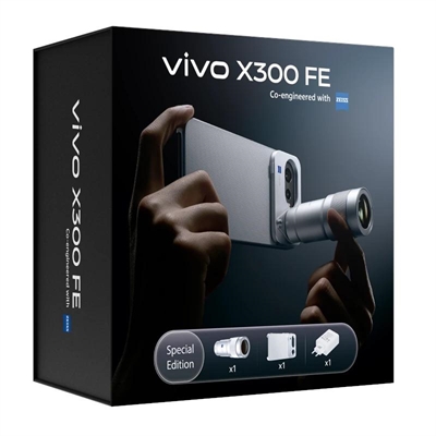 [NTETMO3239] VIVO X300 FE 5G purple + Ch90w + Kit fotografico