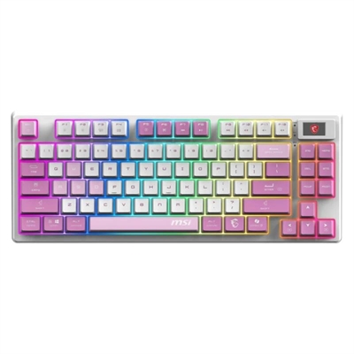 [FTRTEI0051] Msi Teclado FORGE GK600 TKL W VIOLET ES BT