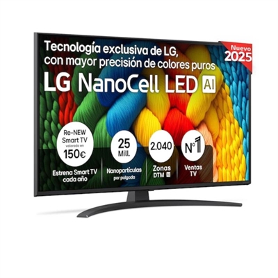 [MTVLED1064] LG 43NANO81A6A TV 43" UHD SMART TV 4K NanoCell