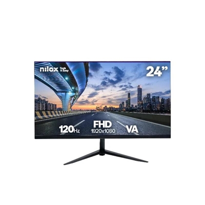 [FMOMLE1187] NILOX NXM24FHD1205 Monitor 24" VA 120 HZ VGA HDMI