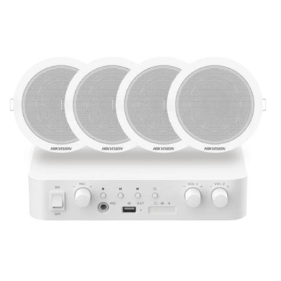 [MAUA200260] Hikvision DS-QAE1KA80206-4 Kit 1xAmpl 4xAlta Techo