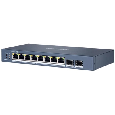 [NSWSSO0423] Hikvision DS-3E1510P-EI/M (B) Switch 8xGb PoE 2xGb