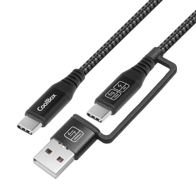 [APTAPC1264] COOLBOX CABLE TRENZ USB-C+A/USB-C 3.2 GEN2 1.8