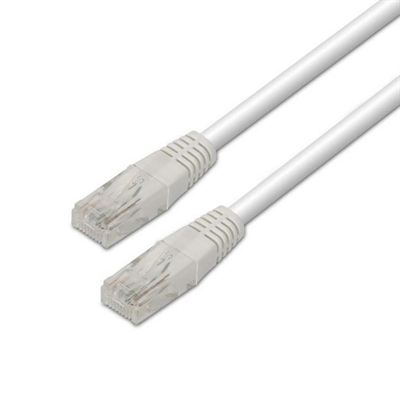 [ANEAHE1082] Aisens Latiguillo RJ45 CAT.6 UTP AWG24 blanco 0.5m