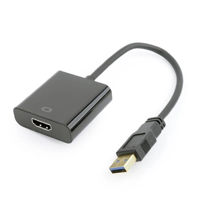 [AISCCI0788] Gembird Adaptador de pantalla USB a HDMI, negro