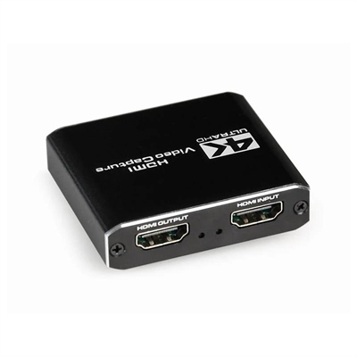 [AISCOV0104] Gembird Capturador HDMI USB, 4K, paso señal HDMI