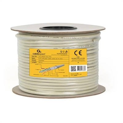 [NADACA0314] Gembird Cable LAN CAT6 FTP (CCA), sólido 100 m