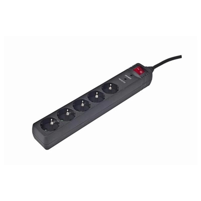 [AELREG0131] Gembird Regleta  P/sobretensiones,5 enchufes 3m