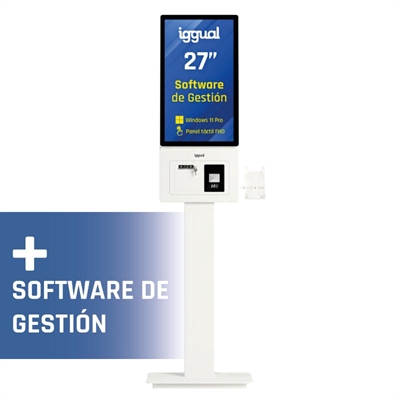 [PPCTPV0290] iggual Kiosco interactivo ORCHID 27" + Software