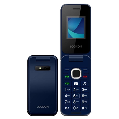 [NTETMM0085] Logicom Fleep 460 Móvil Básico 4G 1.77" DS BT Azul