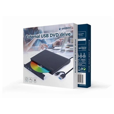 [CCDDMW0055] GEMBIRD Unidad de DVD USB externa  Negro