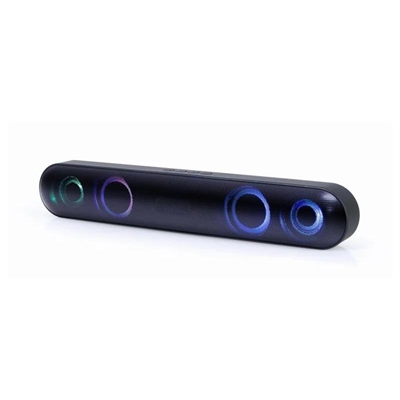 [MAUA200262] GEMBIRD Barra sonido Bluetooth luz led negra