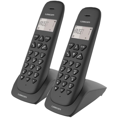 [NTETIN0197] Logicom Telefono DECT Vega 250 Negro Duo