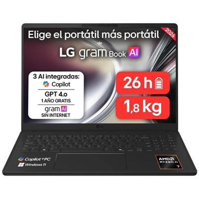 [PPOPOR7657] LG 16U55U-G.AU75BN AMD R7-445 16GB 512GB W11H 16"