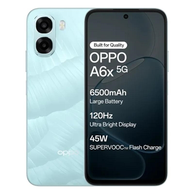[NTETMO3304] OPPO A6x 5G 6.75" 120Hz 4GB 128GB Ice Blue