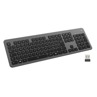 [FTRTEI0052] EWENT EW3296 Teclado Slim Inalámbric 2.4Ghz BT 1-2