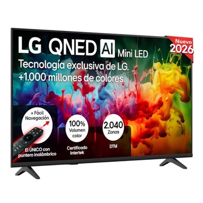 [MTVLED1090] LG 65QNED70B6C TV 65" UHD QNED MINILED A7 WEBOS26