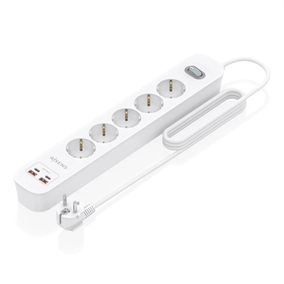 [AELREG0138] Aisens Regleta 5 tomas interruptor PD 2xUSBC 2xUSB